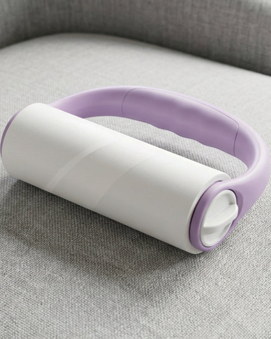 Hish Palm-Arch Adhesive Lint Roller 70 Sheets Lilac - Lifestyle view