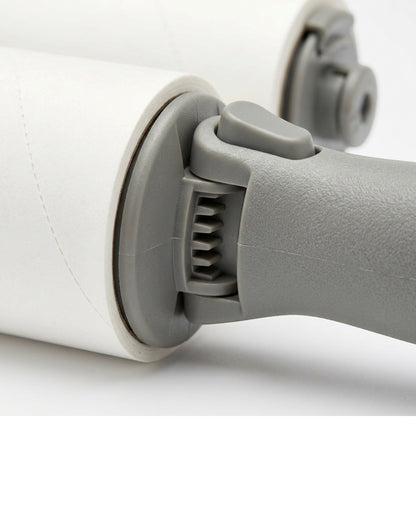Hish Low-Clearance Hinged Adhesive Lint Roller 60 Sheets Stone - Detail view
