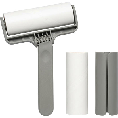 Hish Low-Clearance Hinged Adhesive Lint Roller 60 Sheets Stone - Product view