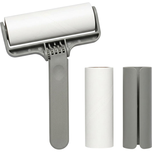 Hish Low-Clearance Hinged Adhesive Lint Roller 60 Sheets Stone - Product view
